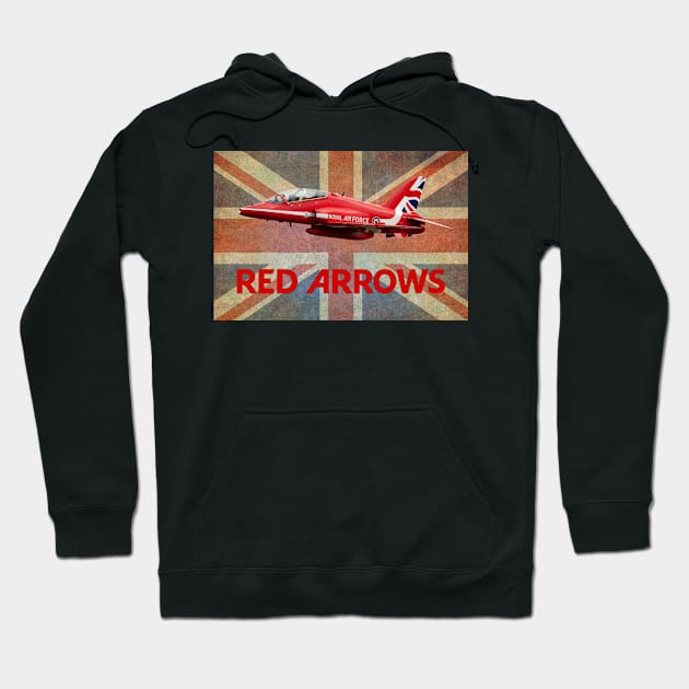 The Red Arrows and The Union Jack Hoodie by SteveHClark